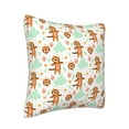 thumbnail image 2 of Square Throw Pillow Covers with Core, Cartoon Tiger of Sport Pillows for Sofa Beds, 16"x16", 2 of 9