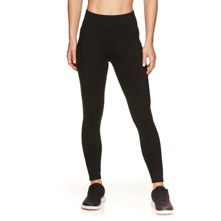 Reebok Women's High-Waisted Active Leggings with Pockets, 28" Inseam