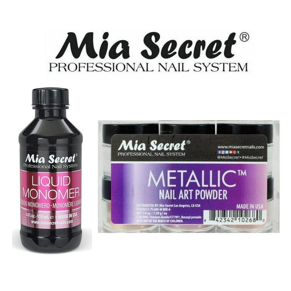Mia Secret - Monomer 4 oz   Metallic