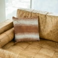 thumbnail image 3 of Plutus Orange Brown Furever Animal Faux Fur Luxury Throw Pillow - Double sided 20" x 20", 3 of 5