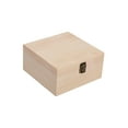 thumbnail image 5 of Wooden Storage Box Container Decorative Portable Wood Boxes Unfinished Gift Box Trinket Box Organizer for Home Decoration Valentine's 19.5x19.5x10cm, 5 of 8