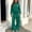 Green, variant on FSYBOA Girls Outfit Set Size 6, Casual Fleece-lined Hooded 2 Piece Hoodies and Sweatpants Light Blue