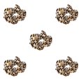 thumbnail image 2 of yingyy Grands Chouchous Imprimé Léopard Épais Extensible Porte-Queue Élastique Bande pour Cheveux Accessoires Femmes Léopard Jaune 5ensemble, 2 of 6