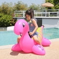 thumbnail image 4 of Flotador inflable para piscina de dinosaurios, con asas, PVC grueso, juguetes para fiesta de verano, balsa, salón para niños, niñas y niños, 4 of 9