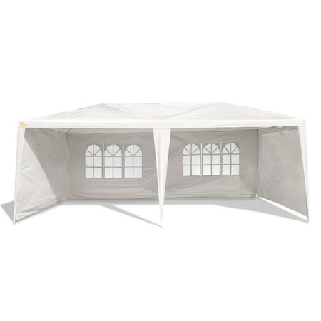 Palm Springs Outdoor 10 x 20 Wedding Party Tent Gazebo Canopy with 4 Sidewalls