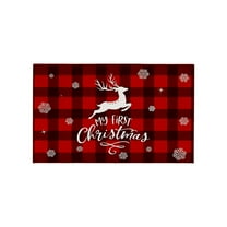 Christmas Door Mat, Merry Christmas Door mat Outdoor, Welcome Mats Rug for Front Door Decorations Indoor