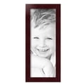 thumbnail image 2 of ArtToFrames 7" x 18" Mahogany Picture Frame, 7x18 inch Brown MDF Poster Frame (WOM-3978),  Pack, 2 of 8