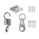 thumbnail image 1 of Hammock silla de montaje de la placa 11x Accesorios para Silla de Hamaca Kit Colgante Soporte Giratorio para Montaje en tejado Magideal Hammock silla de montaje de la placa, 1 of 8