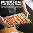thumbnail image 2 of Gzcmxh Grill Pan, 2 Grilling Tray - Outdoor Grilling Baskets with Hole, 3.0 Pounds Good Bbq Grill Set for Camping Vegetable Meat (Black), 2 of 7
