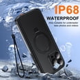 thumbnail image 2 of Funda impermeable Oterkin para iPhone 16 Pro con protector de pantalla, 2 of 7