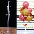 thumbnail image 2 of 1 Juego de 7 tubos para globos, soporte para fiesta de feliz cumpleaños, bolas de aire, 2 of 4