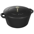 thumbnail image 3 of STAUB Stackable Set Stackable Set  3 Piece Cast Iron, Black, 3 of 11