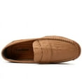 thumbnail image 6 of Men's Casual Loafers Slip On Leather Shoes Comfortable Lightweight Driving Shoes Male Moccasins Classic Penny Loafer Flats Boat Shoes Outdoor Walking Shoes, 6 of 16