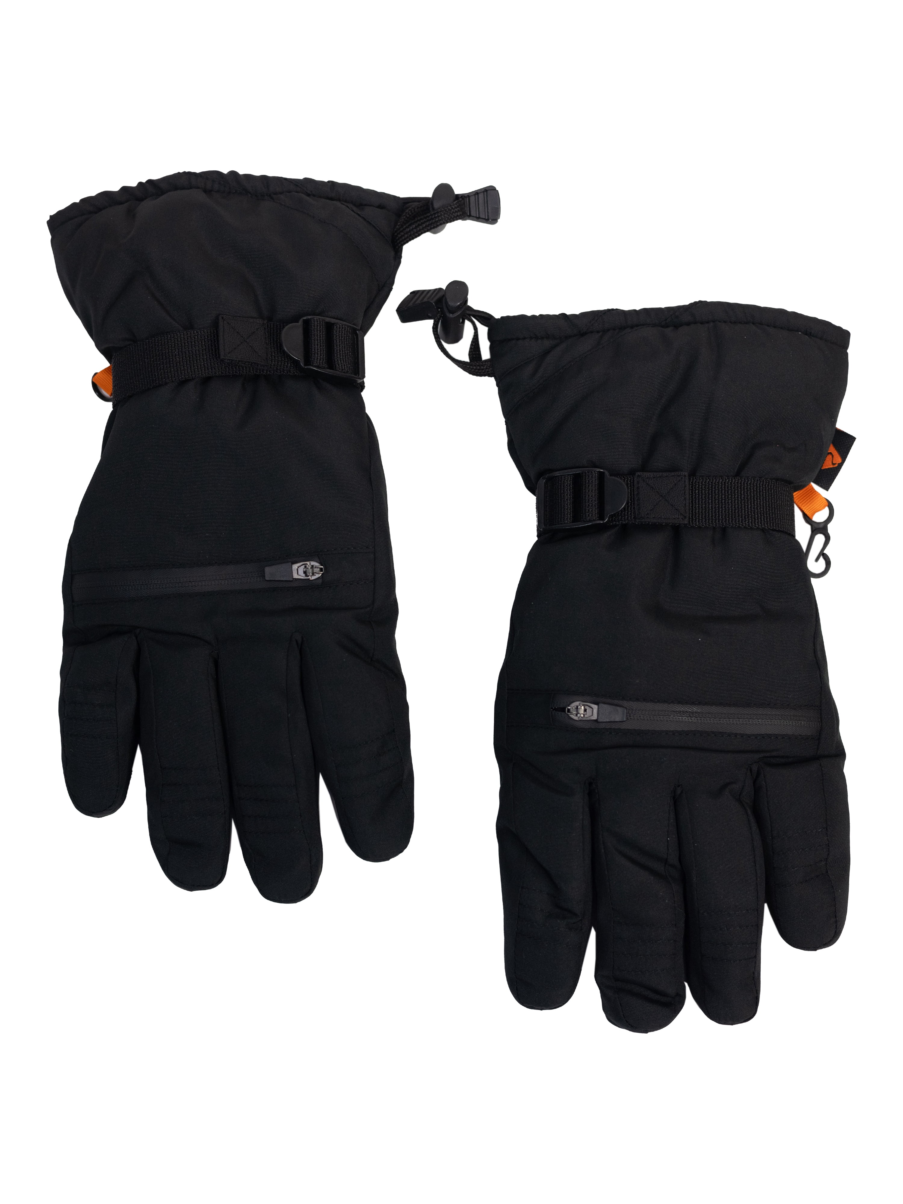 Ozark Trail Mens Ski Glove, Rich Black