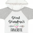 thumbnail image 4 of Inktastic Great Grandmas Favorite Heart Great Grandchild Boys or Girls Baby Bodysuit, 4 of 5