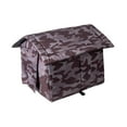 thumbnail image 2 of Bunblic Four Season Stray Cat Pet Shelter Foldable Multifunctional Accessory Comfortable Lightweight with Wind Ropes with Side Door 45x35x34cm, 2 of 8