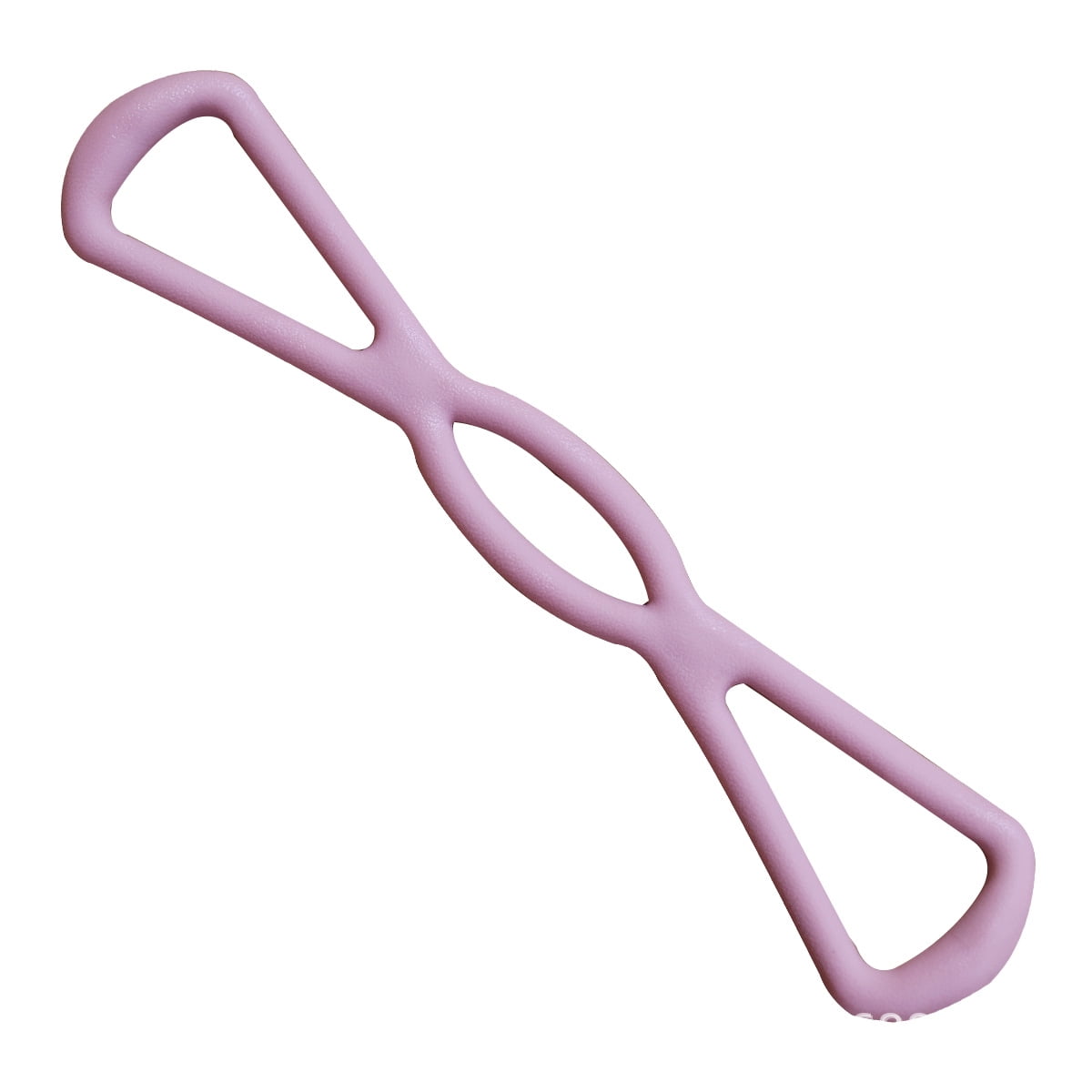 Figure 8 Resistance Bands with Handles, Silicone Exercise Bands for Arm Back Shoulder Training, Yoga Pilates Home Gym Stretching Equipment for Women & Men.(Pink)