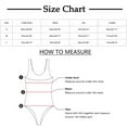 thumbnail image 3 of Kcodviy New Swimsuit Solid Color Rhinestone Bikini Suspender Backless Tight Fitting Low Waist Bikini European and American High Bikini Wax Open Women's Bikini Swimsuit, 3 of 7