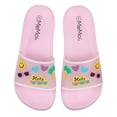 thumbnail image 2 of MeMoi Boys and Girls Super-Soft Cushioned "Hello Summer" Slide Sandal (XXL, Pink), 2 of 6