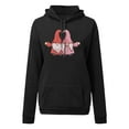 thumbnail image 3 of Graphic Hoodies for Women Women's Fashion Casual Printed Long Sleeve Blouse Hooded Pullover Tops Sweatshirt Sudadera NiñA, 3 of 5
