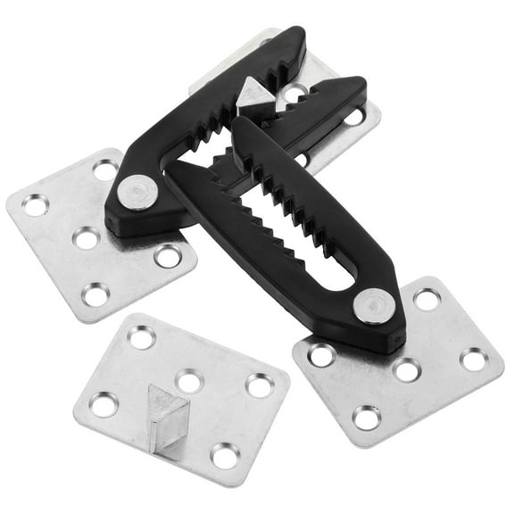 SHOWERORO 2Pcs Sectional Connector for Interlocking Sofa Linking Parts Metal and Plastic