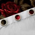 thumbnail image 4 of Homewish Red Rose Curtains Pack of 2 (42x84 Each) For Teens Female Girls,Chic Flowers Curtains Blackout,Spring Garden Bedroom Curtains,Ultra Soft Home Decor, 4 of 6