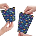 thumbnail image 3 of Lsque Dinosaurs Adventure Pattern Telescopic Pencil Bag Pen Holder Stationery Case, Stand-up Retractable Transformer Bag Organizer, 3 of 6