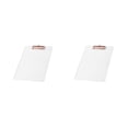 thumbnail image 1 of Soidarity Portapapeles portátil A4 Papelería multifuncional para Memo A4 Notas de papel Transparente RoseGold Rosa transparenteOro 2piezas, 1 of 1