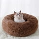 thumbnail image 4 of Camas para gatos de interior, cama lavable con forma de dona para gatos y perros, cojín de felpa suave para mascotas, base impermeable y esponjosa para perros y gatos, cama calmante y, 4 of 5