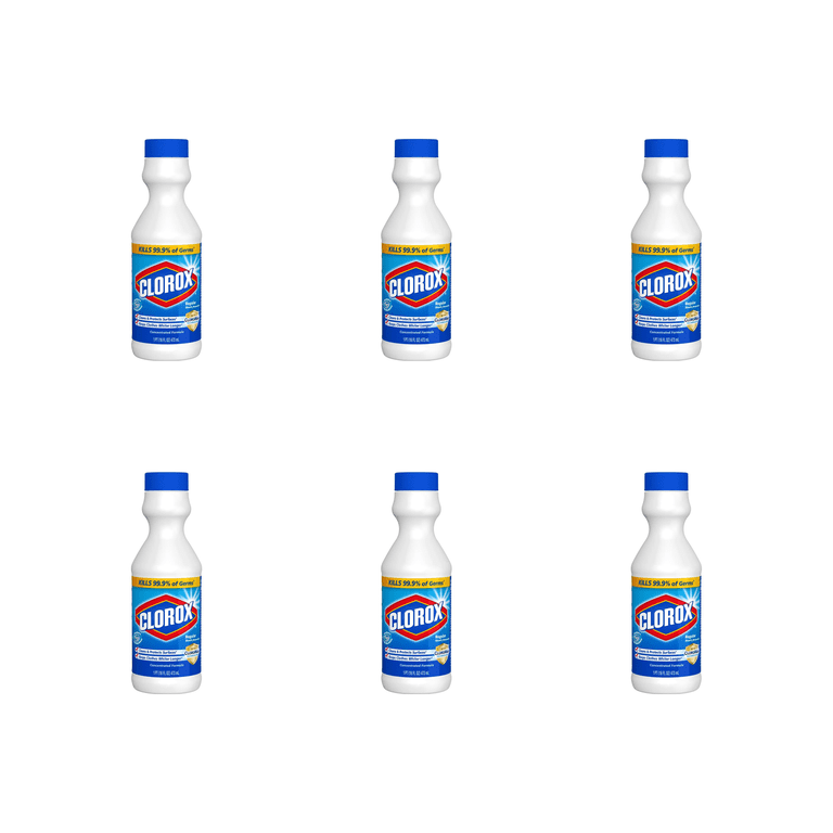 Clorox Original Bleach, Concentrated Formula, 16.9 fl oz Bottle, 1