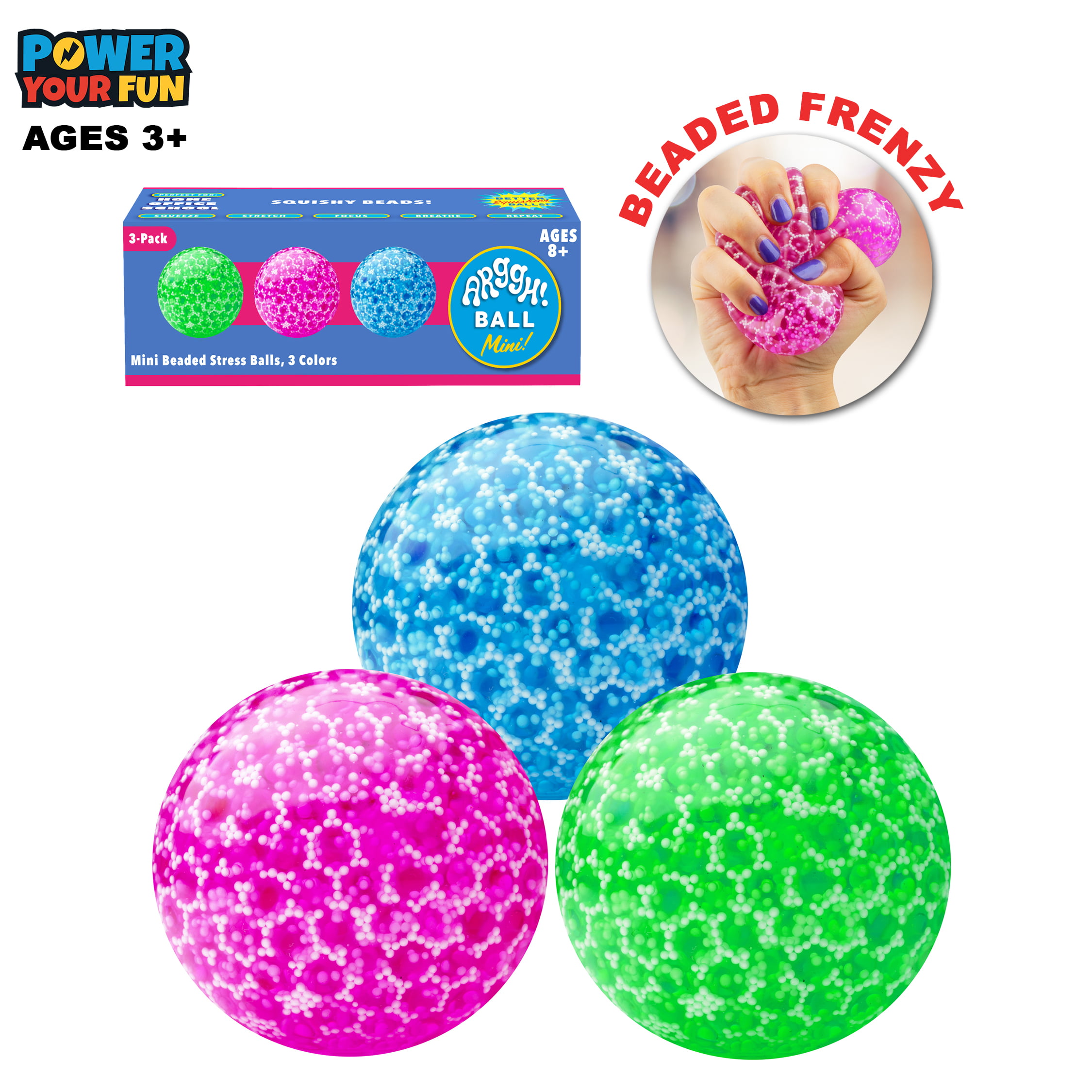  NOLITOY 4pcs Black Walnut Toy Stress Balls for Kids