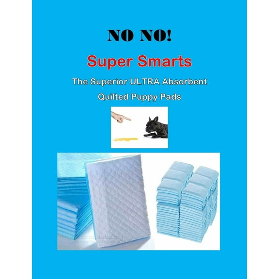 150 23x36 Super Absorbent NO NO Smart Puppy Pee Pads Quilted Scented Last Hours