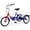 Stars & Stripes, variant on Lilypelle 16 inch Tricycle Kids Trikes for Beginner Riders, Single Speed 3 Wheel Bikes for Boys Girls, Low Step Through Three-Wheeled Bicycles with Rear Basket