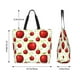 thumbnail image 5 of Balery Fruit Apples Bolsa Tote Estilo Estético con Cremalleras, Bolsa de Hombro, Bolsa de Compras Grande y Plegable, 5 of 8
