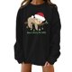 thumbnail image 2 of ICHUANYI Clearance Fashion Women Casual Christmas Printing Long-sleeved Sweatshirt ICHUANYI "ICHUANYI", 2 of 4