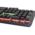 thumbnail image 3 of Amdohai biojee Wired 104-Key Real Mechanical Gaming Keyboard Rainbow Backlit Keyboard For Windows PC Laptop for Game and Office, 3 of 9