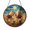 Acrylic 3.5 Inch, variant on Pyramid Desert Scene Glass Suncatcher Round Window Ornament, Exotic Travel Inspired Decor Gift