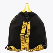 J World Mod Drawstring Backpack, Black/Yellow