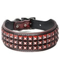 thumbnail image 6 of Beirui Heavy Duty Studded Dog Collar Genuine Leather Adjustable for German Shepherd, 6 of 9