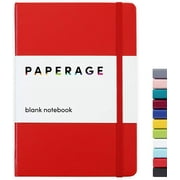 Paperage Journal Blank Page Notebook, Hard Cover, Medium 5.7 x 8 Inches