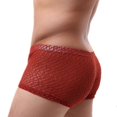 thumbnail image 1 of Boxer para Hombre, ropa interior Sexy para Hombre, Boxershorts transpirables de encaje, calzoncillos para Hombre, Boxers sólidos para Hombre, Boxer Shorts, bragas para Hombre, 1 of 5