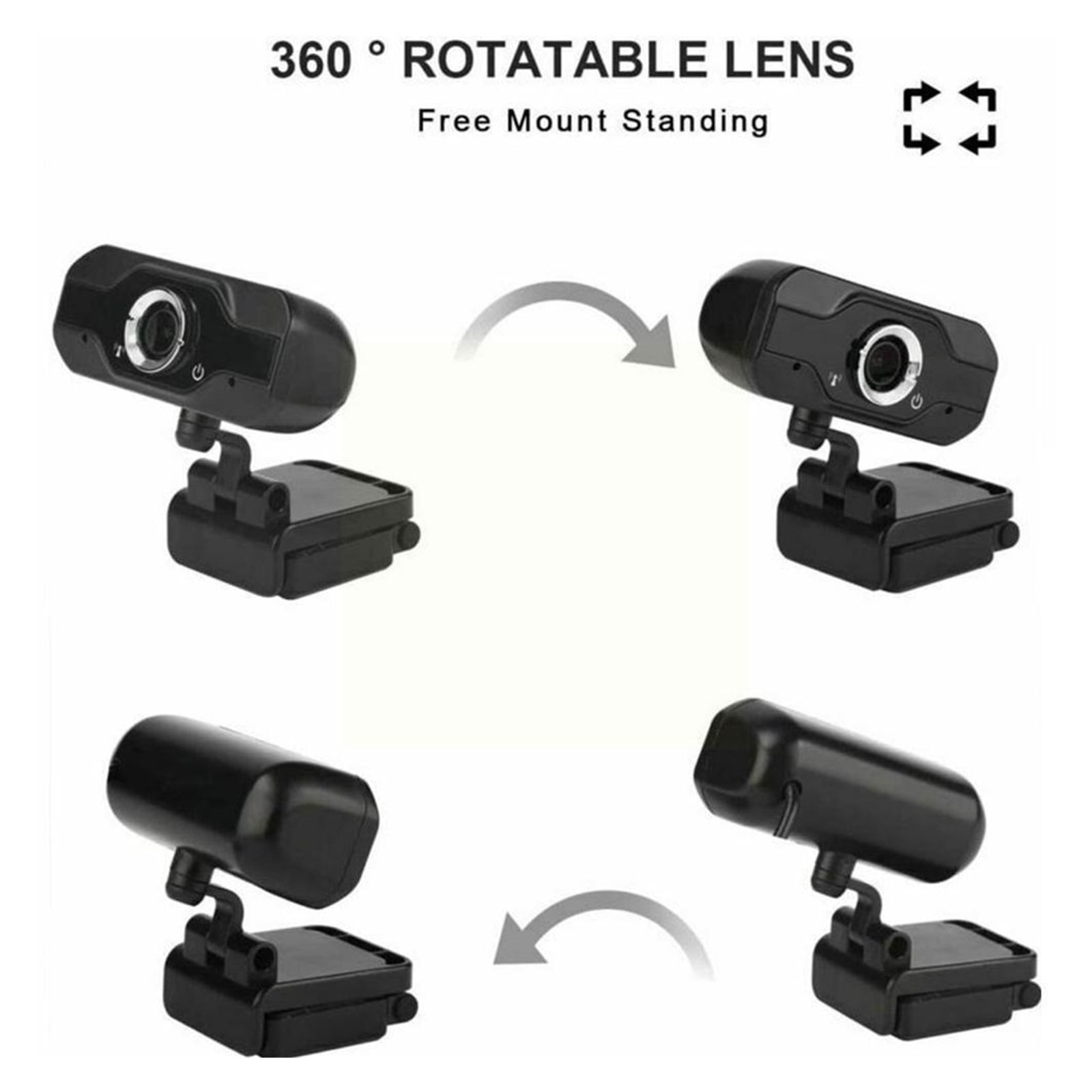 Webcam Web Camera With Microphone PC Camera 1080p HD 4K Cam Web USB For Computer Full 60fps For PC Web Webcam Camera ,HD Video