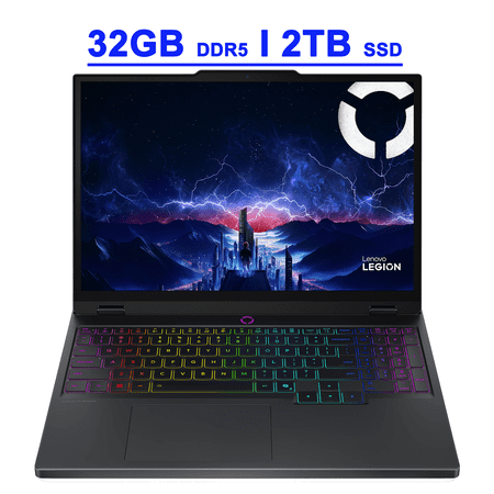 Lenovo Legion 5i AI-Powered Premium Gaming Laptop 15.1" WQXGA 2560x1600 OLED 165Hz Intel 24-core i9-14900HX 32GB DDR5 2TB SSD GeForce RTX 5070 DLSS4 (Up to 798 AI TOPS) RGB Backlit Win11 Copilot AI