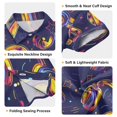 thumbnail image 3 of Dailycode Small Short Sleeve Button Down Shirts Retro Neon Headphones Casual Shirt 3-10 Years, 3 of 9