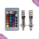 thumbnail image 3 of Automobile Modification LED Colorful Lamp Front Fog Lamp H1 12SMD RGB Flash 5050 Car Anti-fog Lamp Decoration H1, 3 of 4