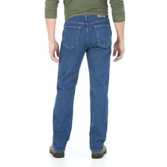 Wrangler - Big Men's Regular Fit Jeans with Comfort Flex Waistband ...