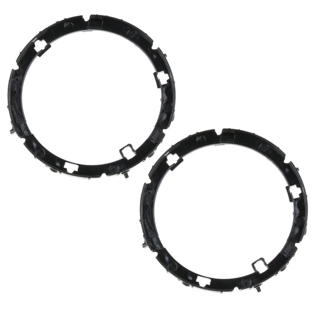 Unidades de Reemplazo de Anillos de montura de lente Hugo E Negro 2 Piezas