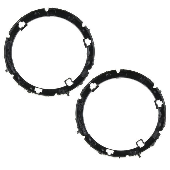 Unidades de Reemplazo de Anillos de montura de lente Hugo E Negro 2 Piezas
