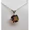 thumbnail image 2 of 1.5ct Watermelon Tourmaline Sterling Silver Necklace, 2 of 5