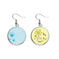 thumbnail image 1 of Flor azul planta semillas de diente de León Pendiente Sol Flor Pendiente Joyas Moda Unbranded M, 1 of 3